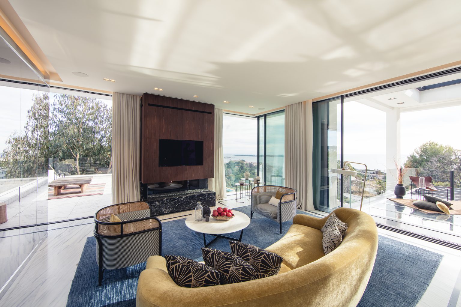 1 - villa luxe salon design confortable